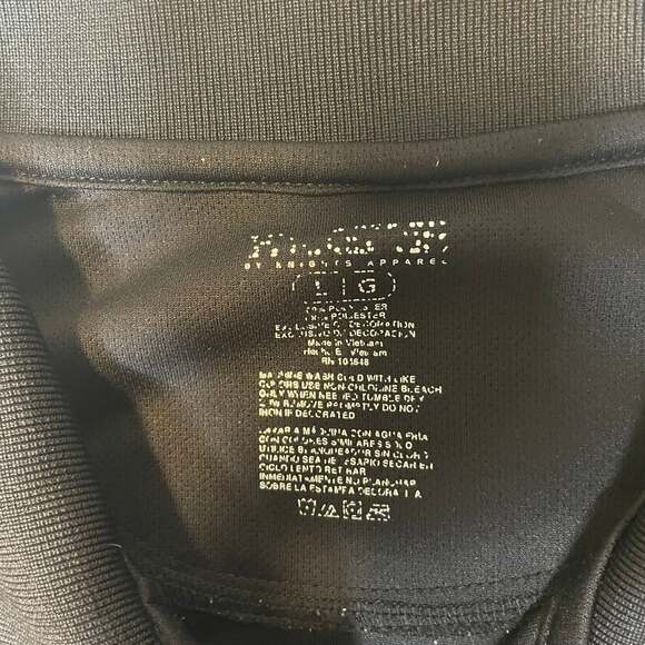 Purdue Boilermakers Polo Shirt Men’s Large Black Gold Short Sleeve NCAA - Picture 4 of 4